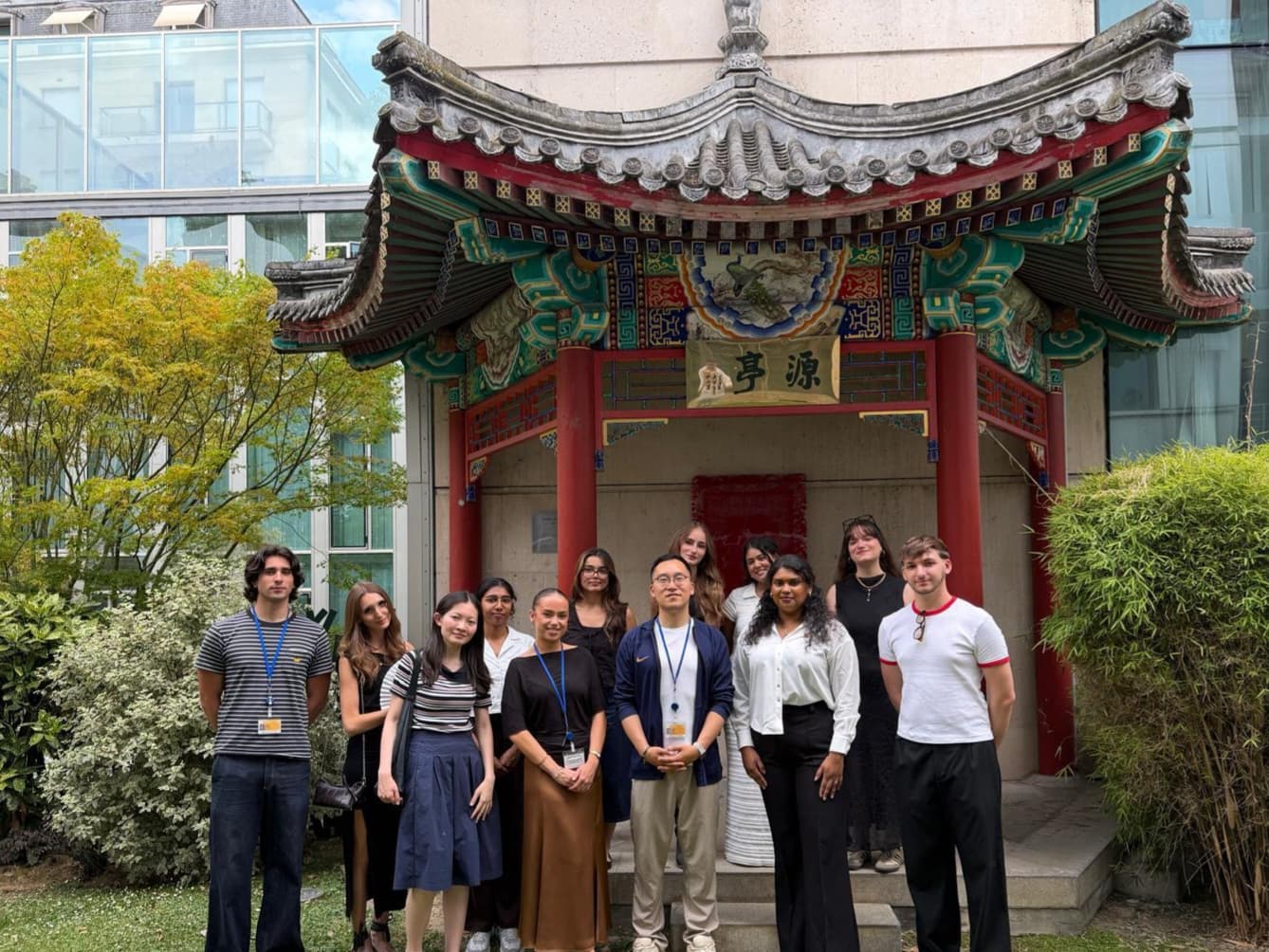 GYDCA participants at the China Cultural Centre in Paris