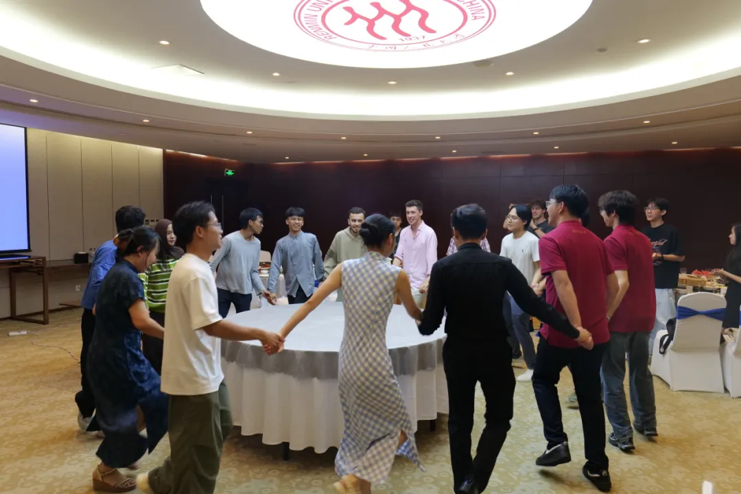 Participants singing together