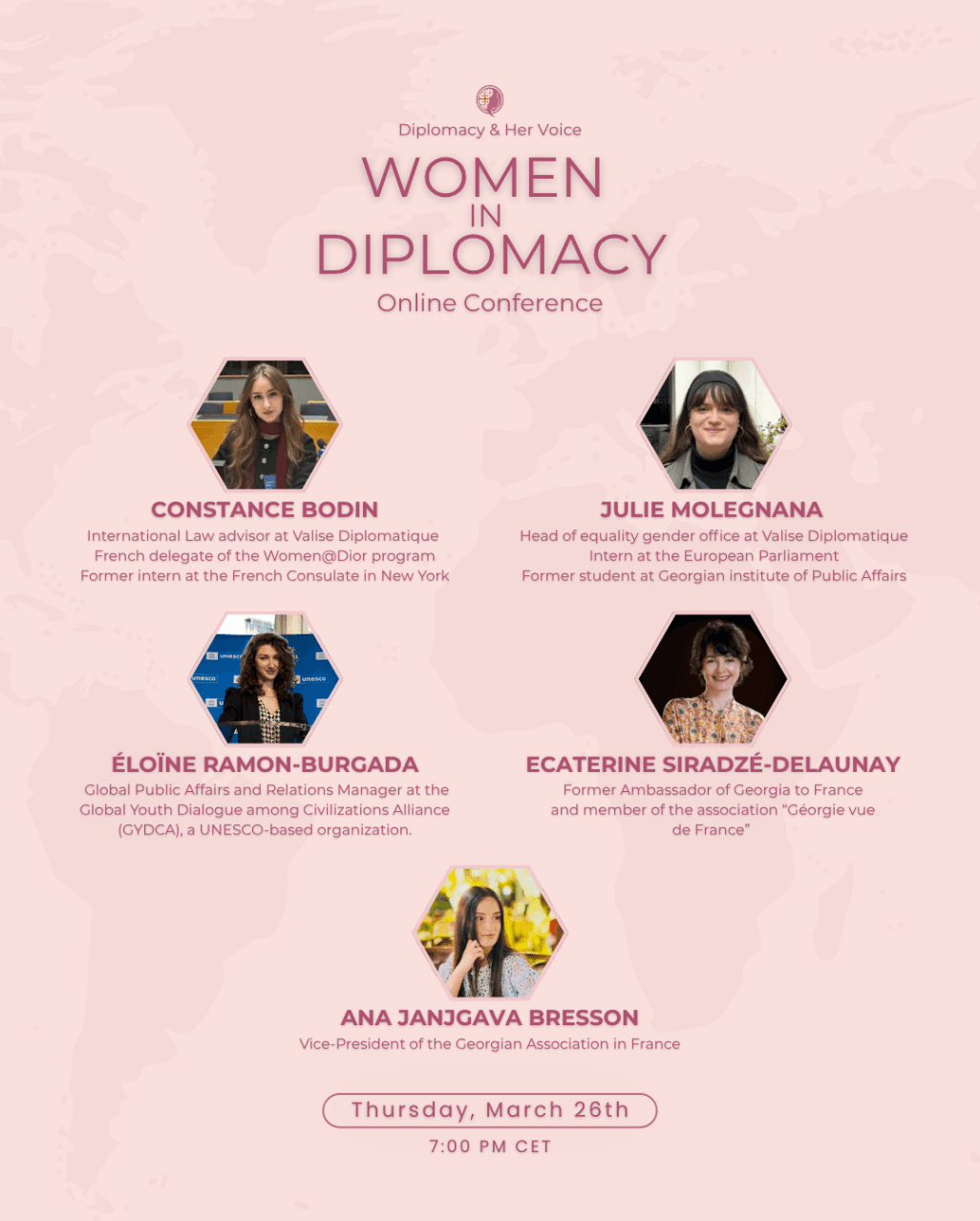 Diplomacy and Her Voice webinar session