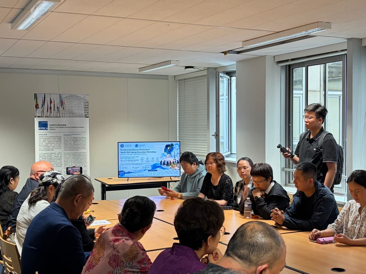 Traditional Chinese Medicine workshop at UNESCO Headquarters