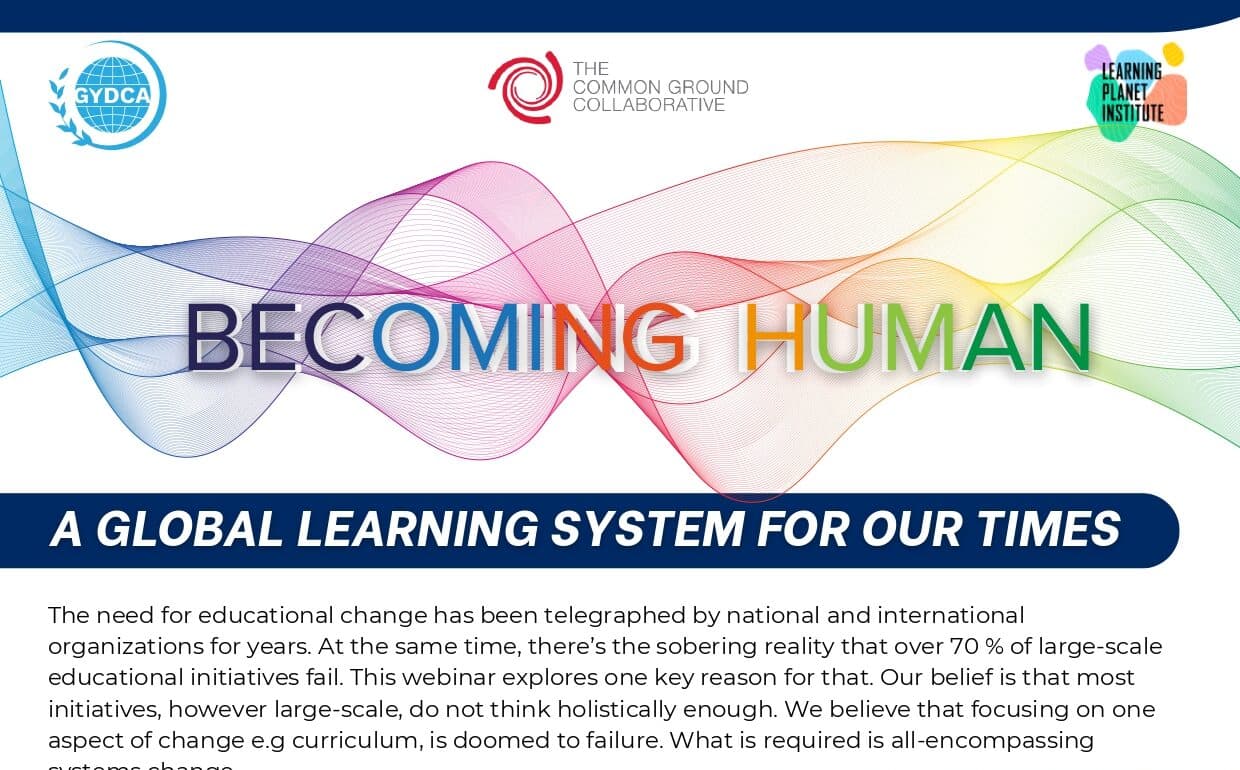 Flyer for the Future of Education and Human Learning Ecosystems webinar