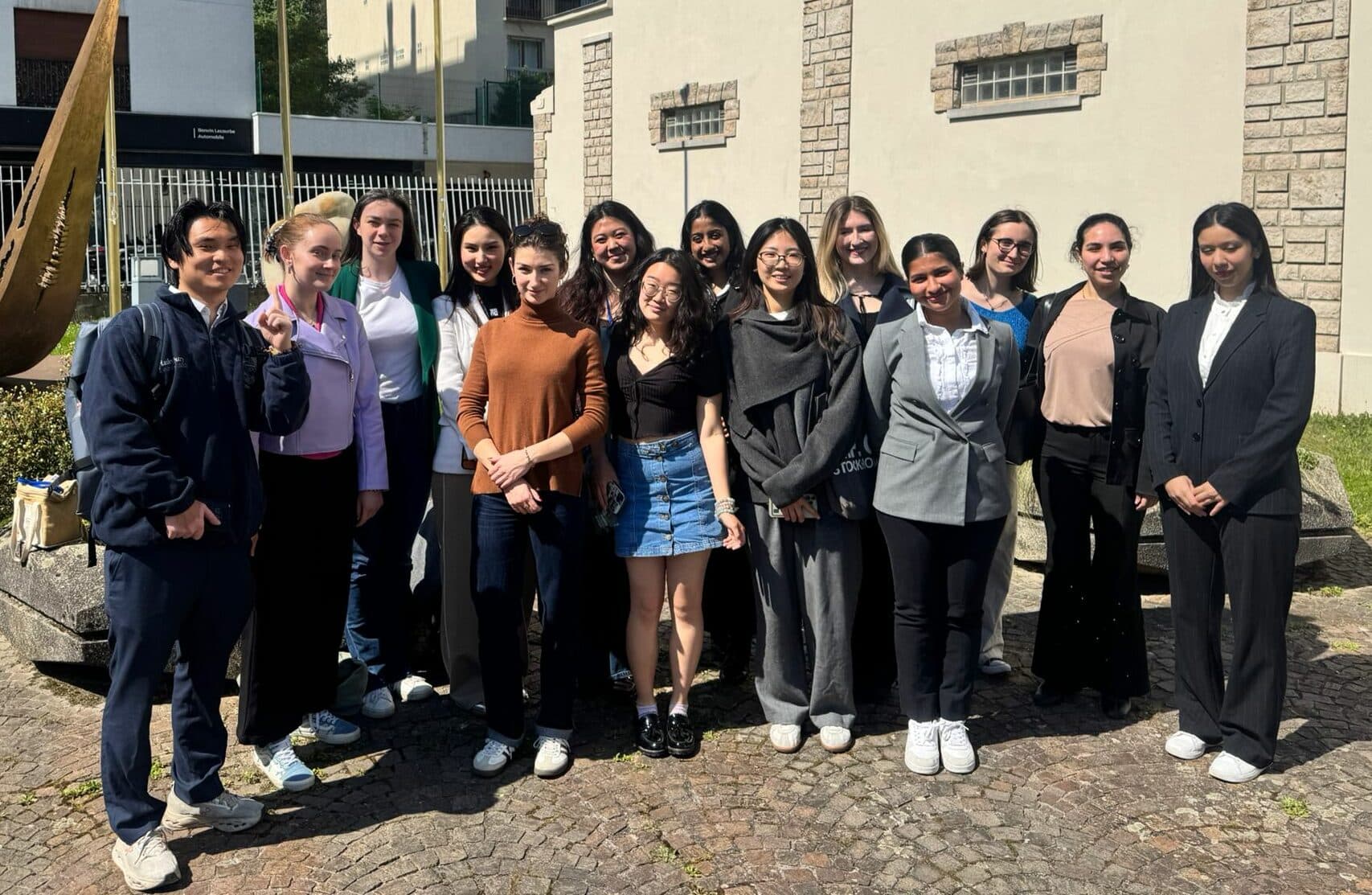 Sciences Po Nations Unies students at the GYDCA dialogue session