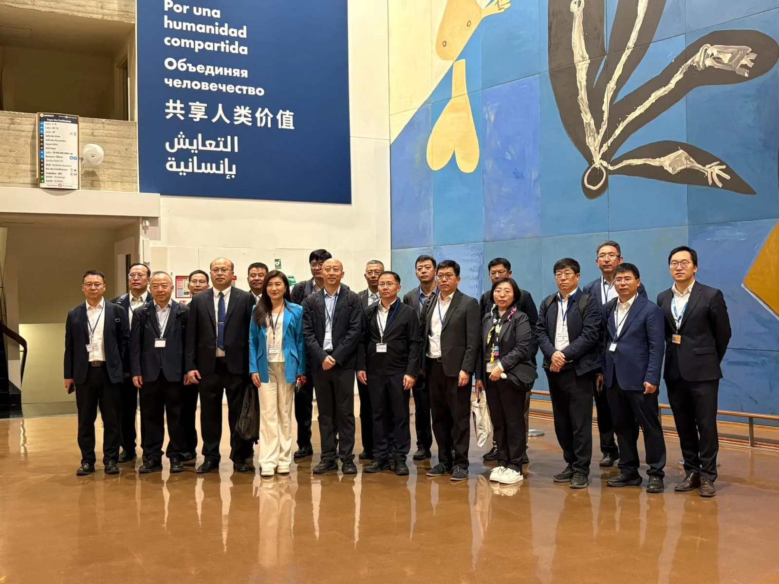 GYDCA welcomed an official delegation of 19 representatives from Beijing to UNESCO in Paris